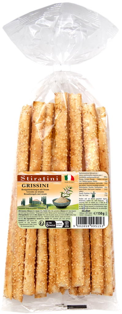 Grissini breadsticks with sesame 150g