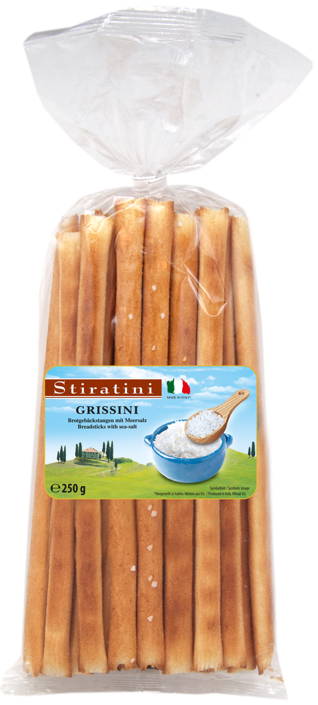 Grissini breadsticks with sea salt 250g