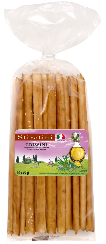 Grissini breadsticks with rosemary 250g