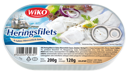 [85871] Herring fillets in horseradish sauce 200g