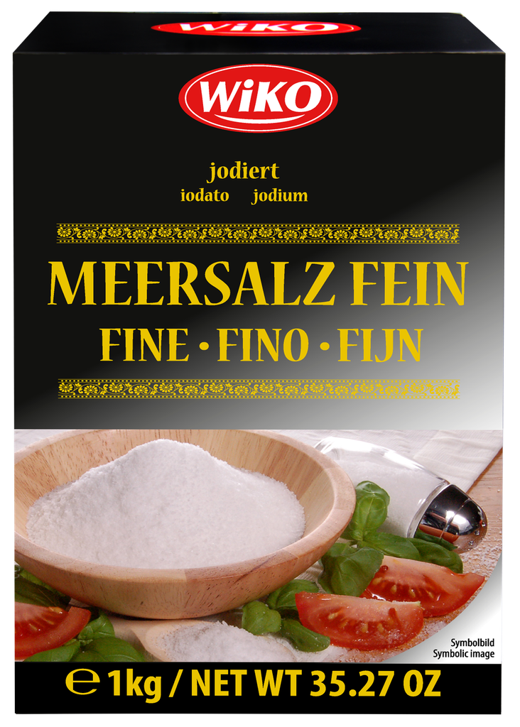 Sea salt fine iodized 1kg