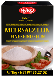 [87508] Sea salt fine iodized 1kg