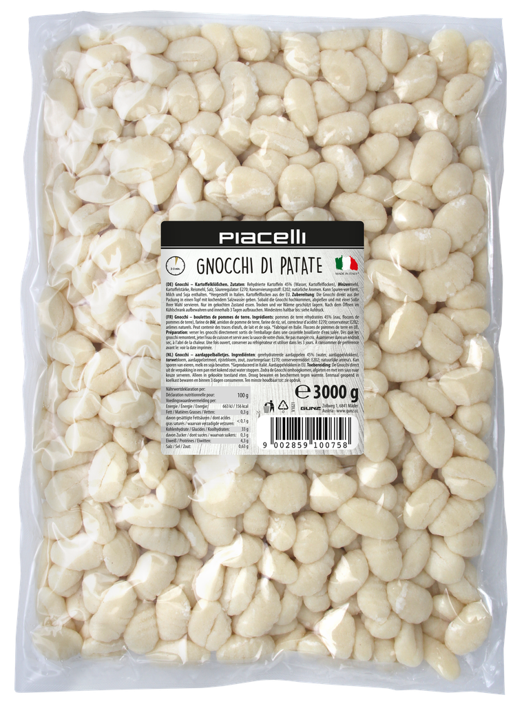 Gnocchi di patate from potatoes 3kg