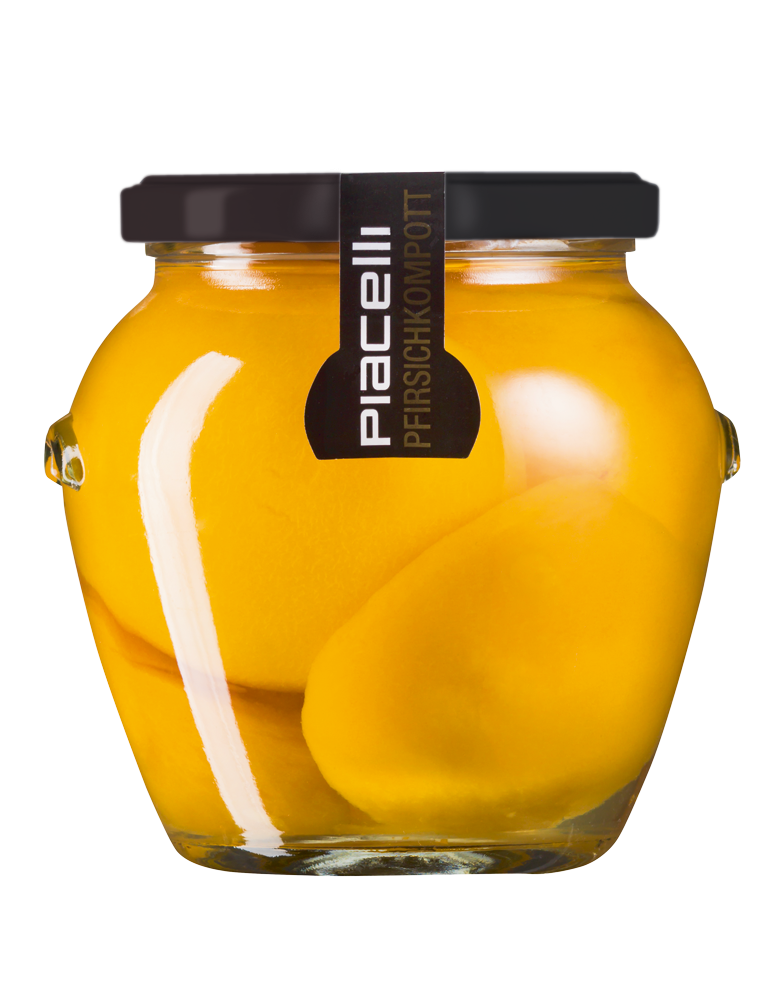 Compote peach, lightly sugared 560g