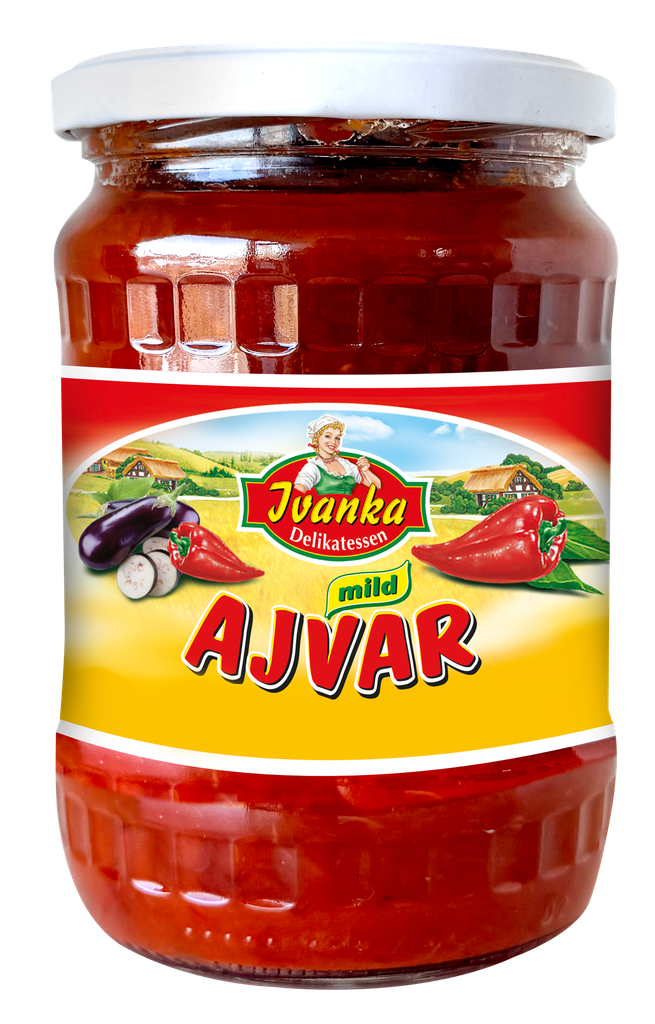 Ajvar mild paprika vegetable preparation 540g