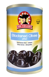 [85674] Blackened olives – pitted 350g