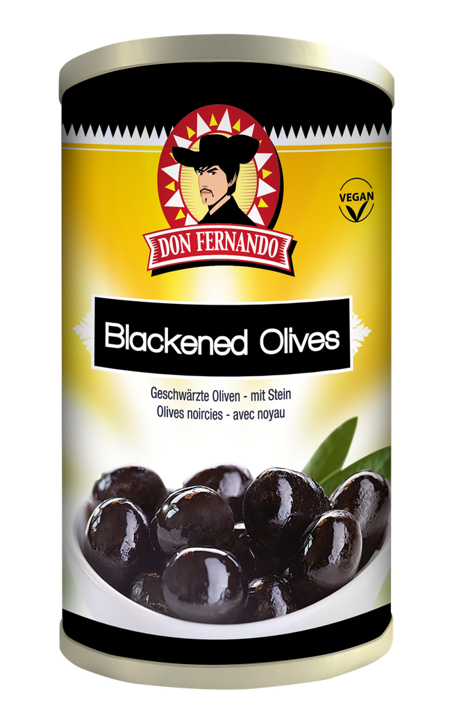 Blackened olives – with pit 350g