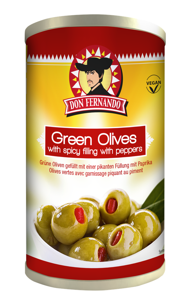 Green olives stuffed with hot pepper paste 350g