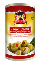 [85668] Green olives stuffed with hot pepper paste 350g