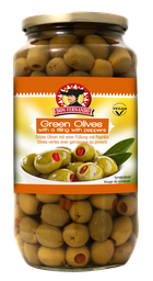 [85667] Green olives stuffed with paprika paste 920g