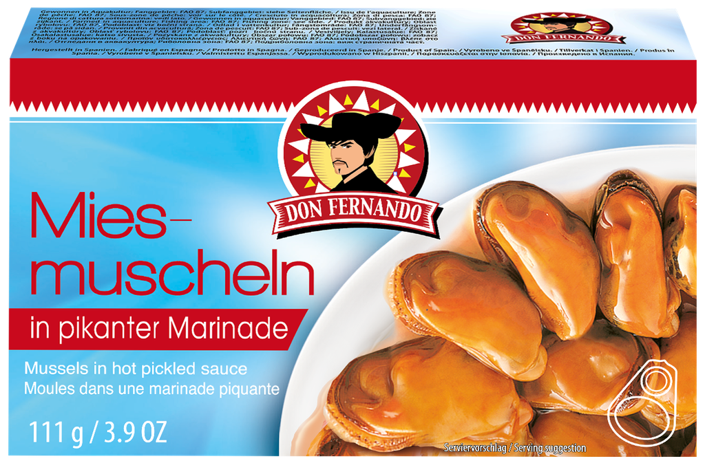 Mussels in spicy marinade 111g