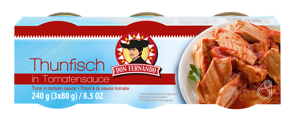 Tuna in tomato sauce 240g (3x80g)