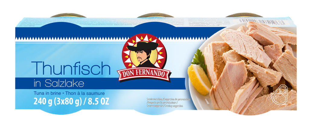 Tuna in brine 240g (3x80g)