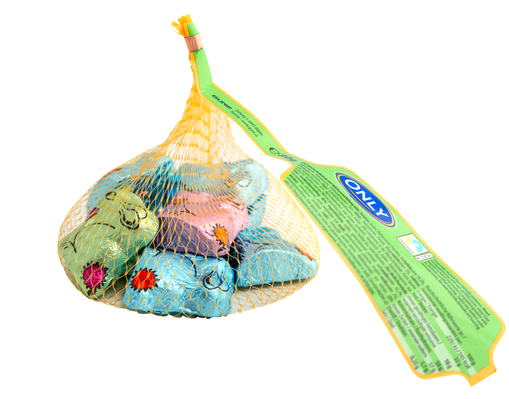 Easter bunnies made of milk chocolate with milk cream filling 80g