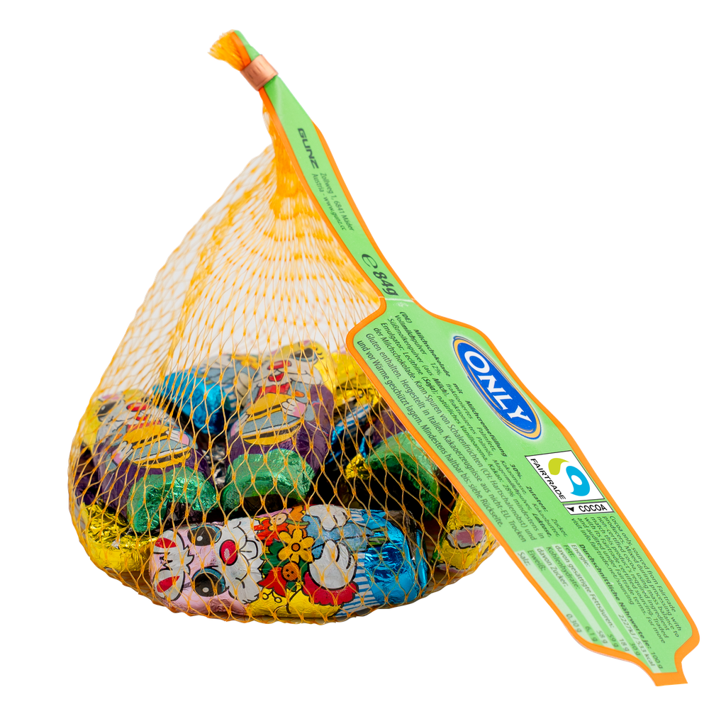 Milk chocolate Easter bunnies with milk cream 84g