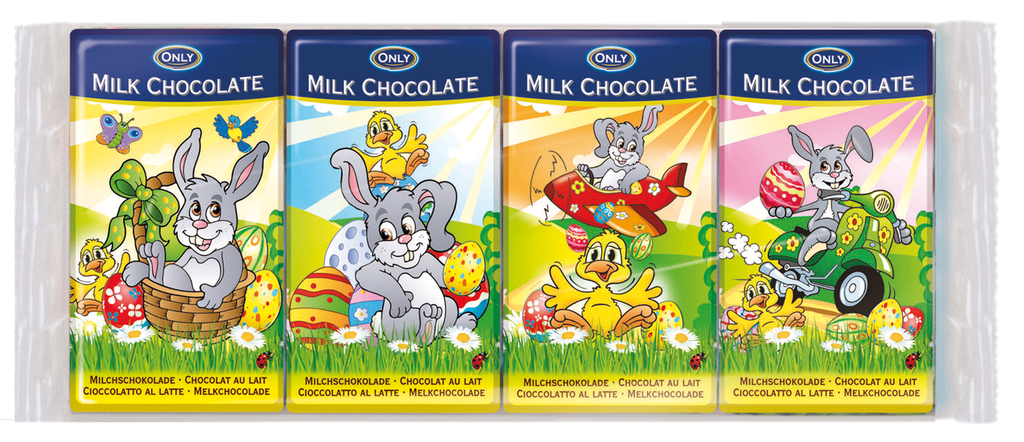 Easter milk chocolate 4x15g