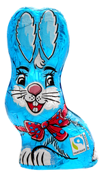 [88739] Sitting bunny blue - milk chocolate 60g