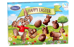 [92635] Milk chocolate Happy Easter figures 100g