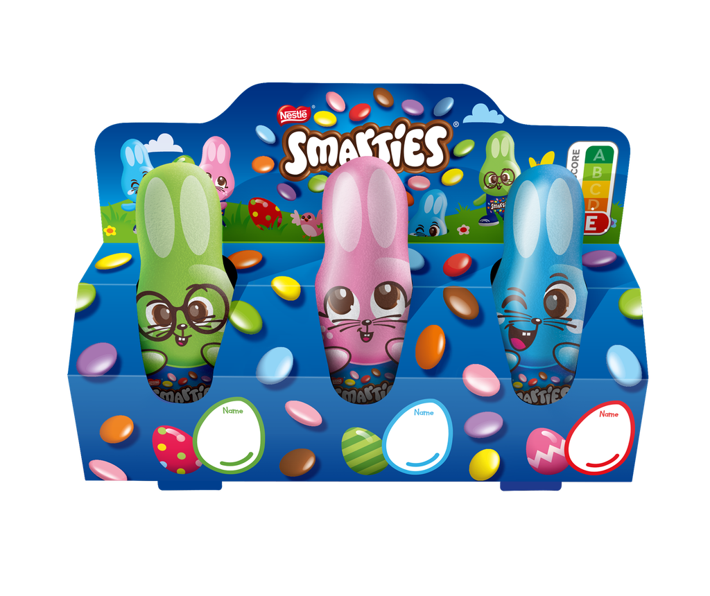 Smarties Mini Easter Bunnies 56.1g (3x18.7g)