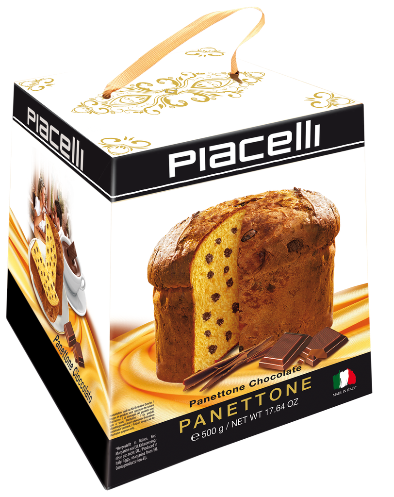 Yeast cake Panettone choco chips 500g