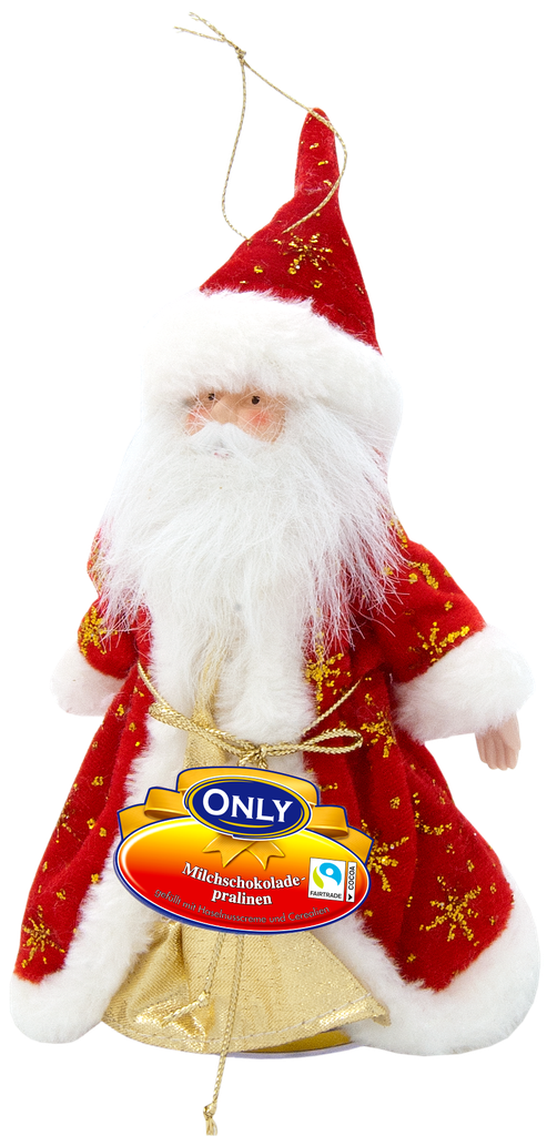 Babbo Nicolaus with pralines milk chocolate hazelnut & cereals 60g