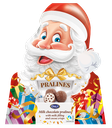 Santa Claus milk chocolate pralines with milk filling & cocoa crisps 100g