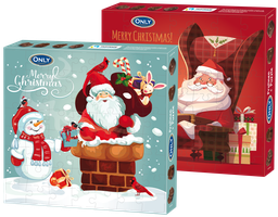 [92994] Christmas pralines with milk filling and puzzle 120g