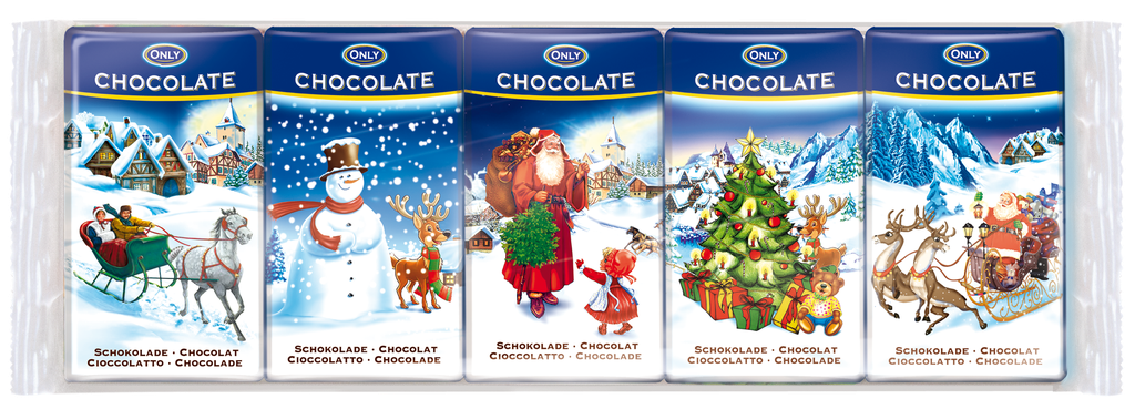 Christmas Milk chocolate 5x15g