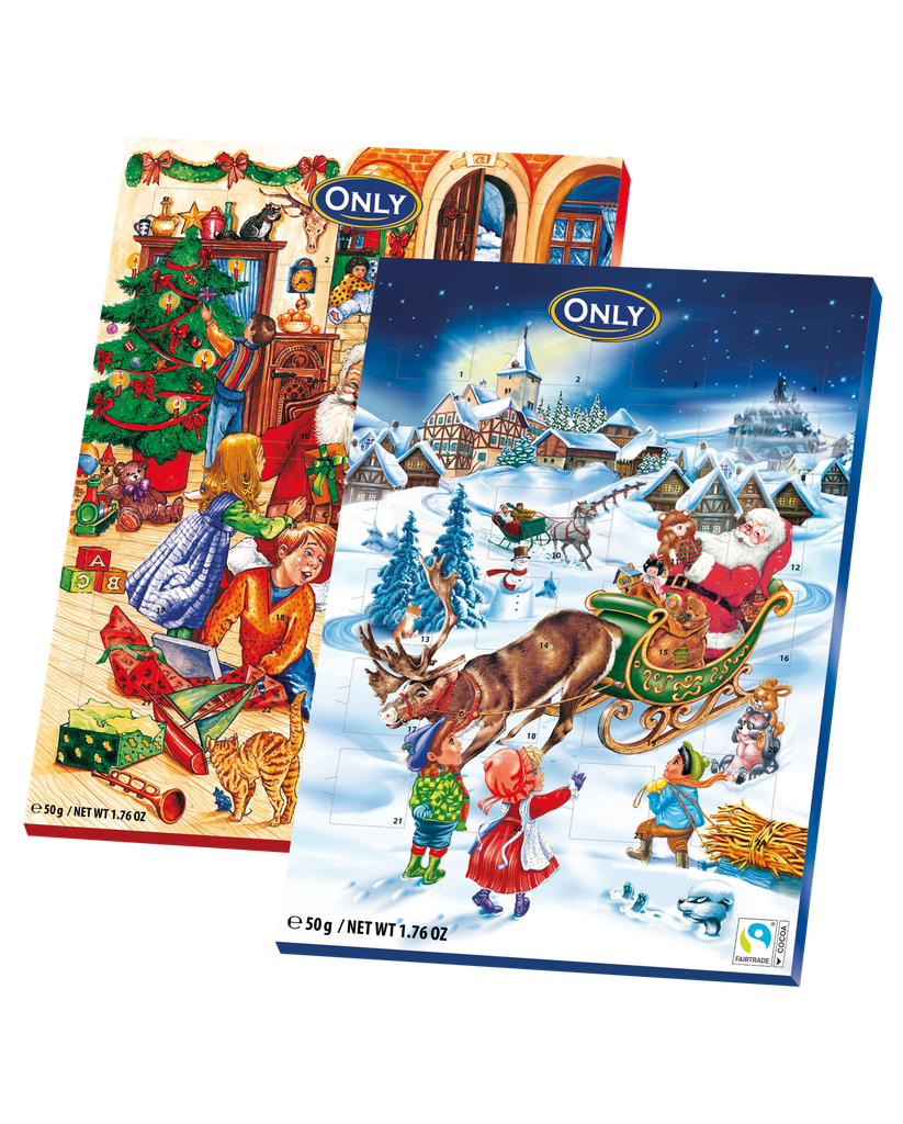 Milk chocolate Advent calendar 50g