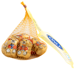 [96448] Christmas gold bears milk chocolate with milk cream filling 80g