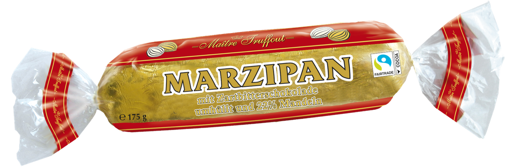 Marzipan bar with dark chocolate 175g
