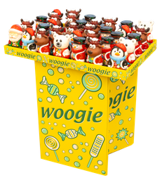 [84330] Christmas figures money box with sweets 42x110g display