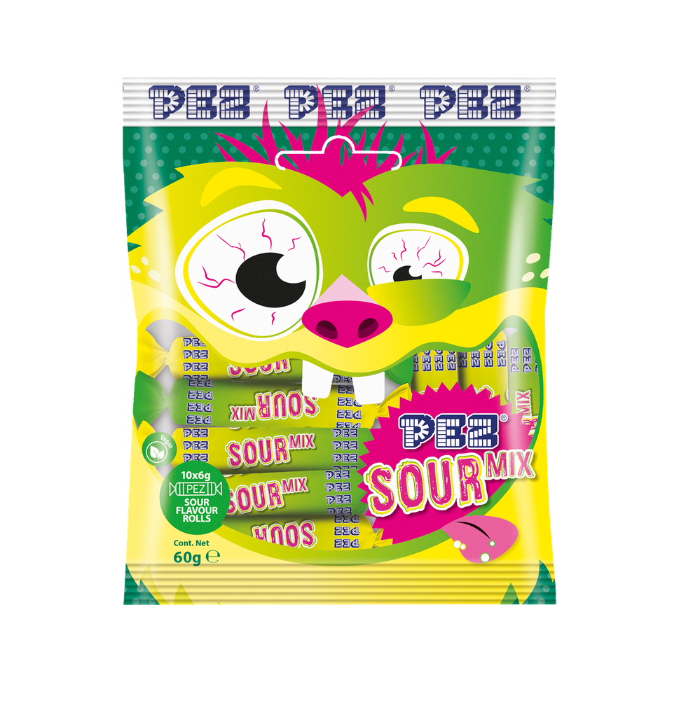 PEZ monster Sour Mix 10x6g