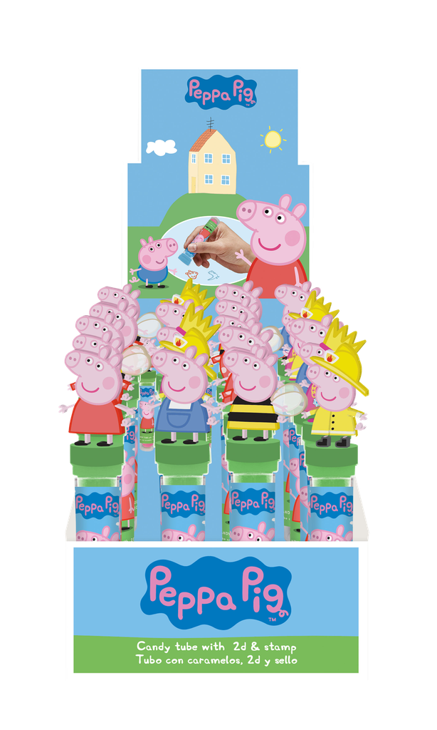 Peppa Pig stamp and jelly beans 24x8g counter display