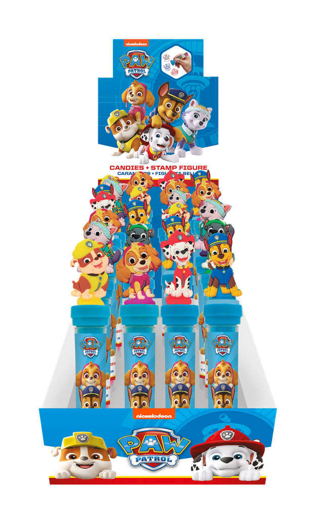 Paw Patrol stamp with Jelly Beans 8g counter display