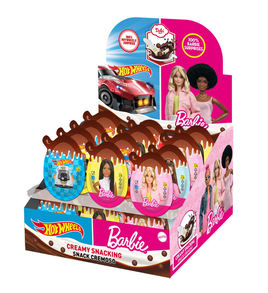 Spoon Egg with surprise Barbie & Hot Wheels 17,5g