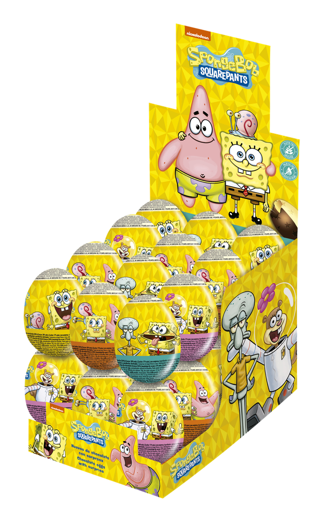 Spongebob surprise egg 48x20g counter display