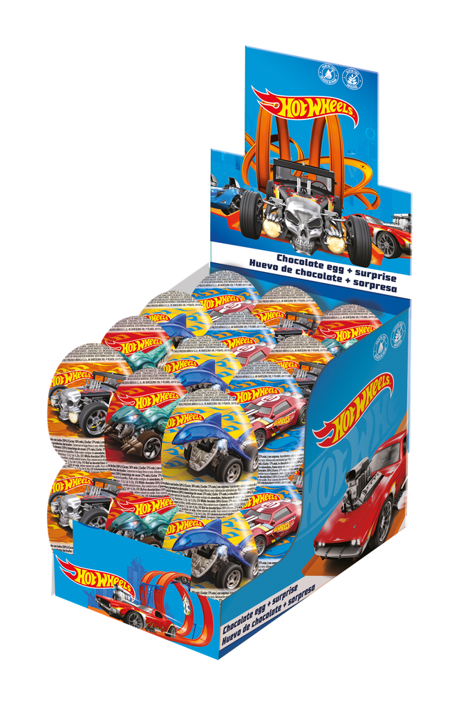 Hot wheels surprise egg 48x20g counter display