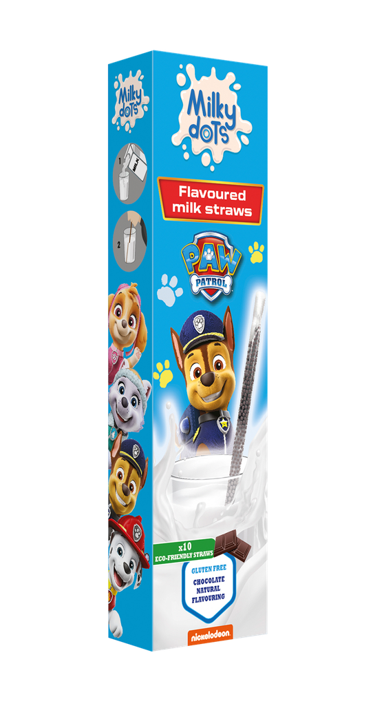 Paw Patrol straws with cocoa 60g (10x6g)