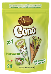 [96869] Cono waffle cones pistachio (4x22g) 88g
