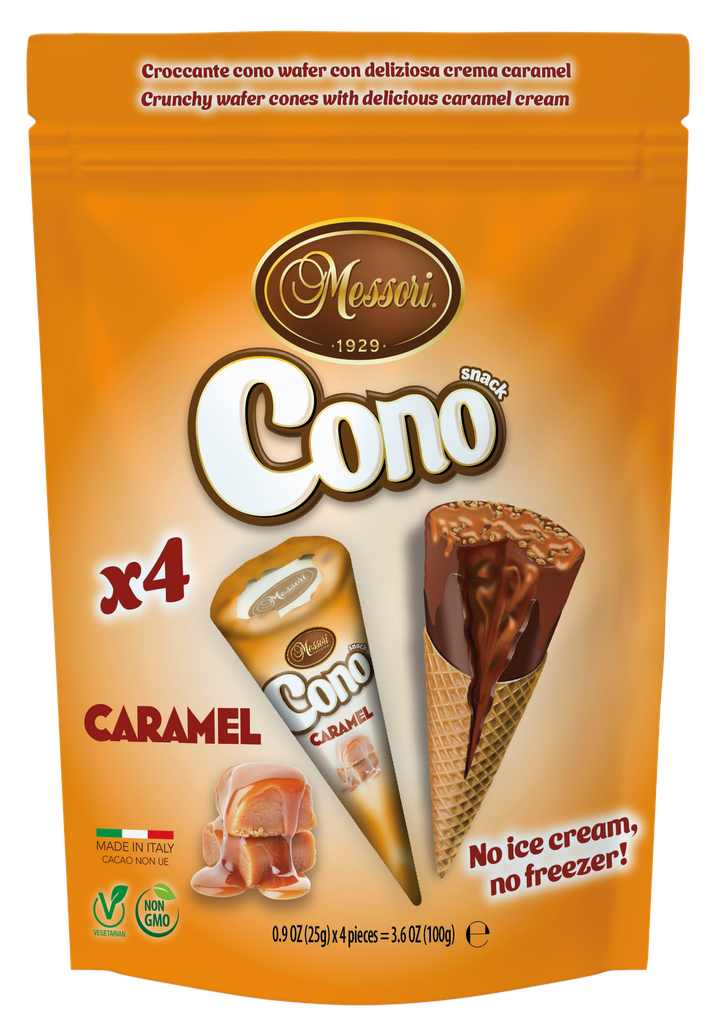 Cono waffle cones caramel (4x25g) 100g