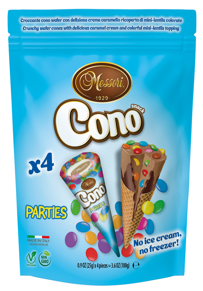 Cono waffle cones Parties (4x25g) 100g