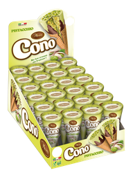 [96873] Cono waffle cones pistachio 24x22g counter display