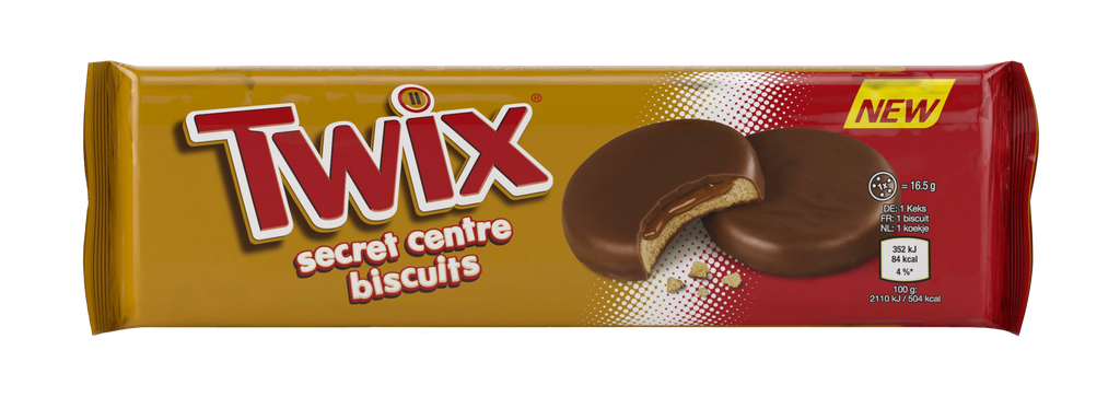 Twix Secret Centre Biscuits 132g