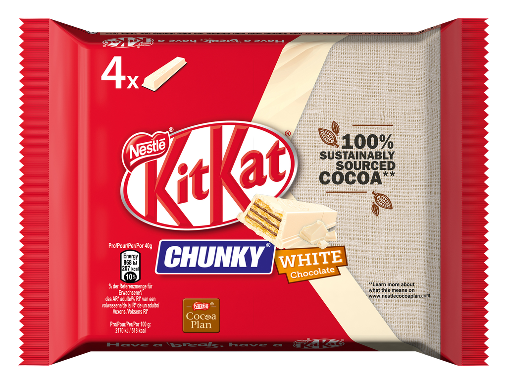 KitKat Chunky White 4x40g