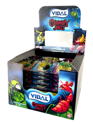 [91450] Creepy Jelly fruit gum insects 66g (11x6 pieces) counter display