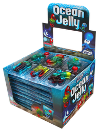 [93023] Ocean Jelly fruit gum sea animals 66g (11x6 pieces) counter display