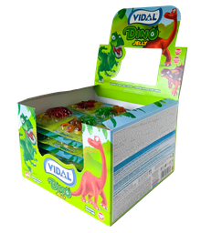 [96475] Dino Jelly fruit gum dinosaur 66g (11x6 pieces) counter display