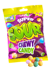 [96929] Super Sour Chewy Candy 24x60g counter display