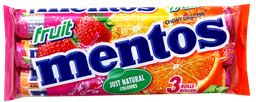 [86538] Mentos Fruit chewy candies 3x38g
